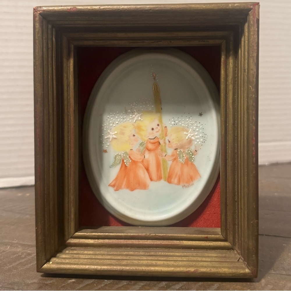 Framed Angel Trio Artwork